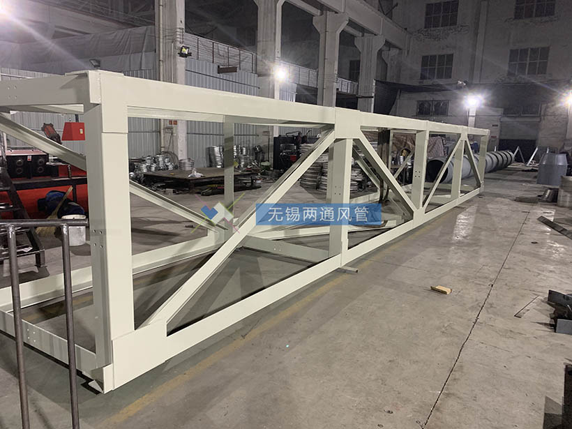 上海大金項(xiàng)目的廢棄排放煙囪加工制作